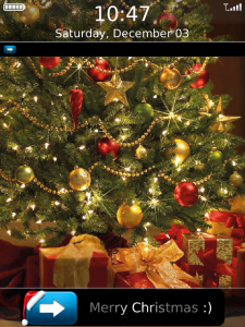 Slider Lock - Slide To Unlock Christmas Edition