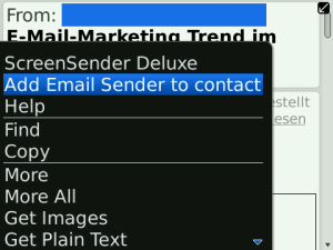 add2contact for Email