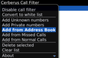 Cerberus Call Filter