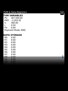 Pocket 12C SE Financial Calculator for BlackBerry Torch