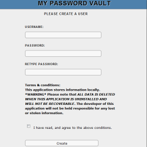 My Password Vault