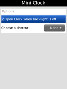 Mini Clock V1.1 - clock ON once locked or backlight off