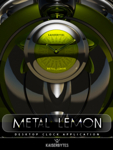 METALLEMON desktop Clock