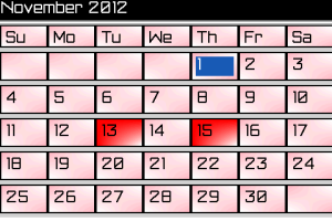Calendar Me Malaysia 2012