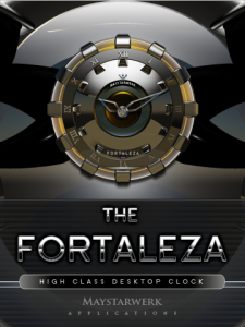 FORTALEZA Designer Desktop Clock