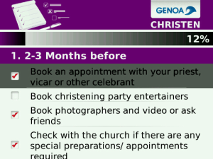 Christening Checklist