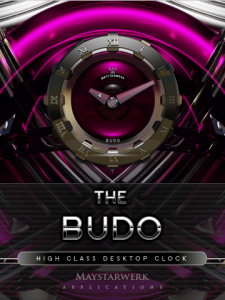 BUDO Designer Desktop Clock