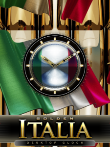 ITALIA desktop Clock