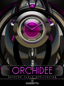 ORCHIDEE desktop Clock