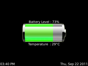 Torch - One Touch Flashlight + Battery Level Display