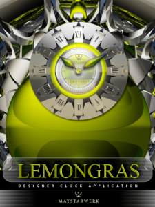 LEMONGRAS Designer Desktop Clock
