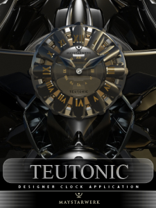TEUTONIC Designer Desktop Clock