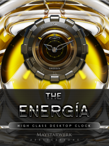 ENERGIA Designer Desktop Clock