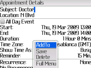 AddTo Calendar Email Task Memo