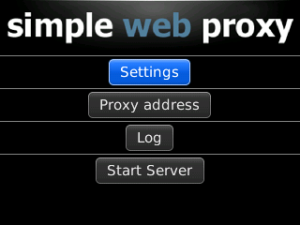 Simple Web Proxy
