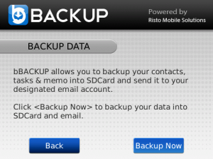 bBACKUP - Over-The-Air Data Backup