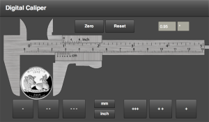 Digital Caliper Measuring Tool - Ruler