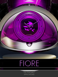 FIORE margenta desktop Clock