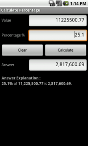 Percent Calculator