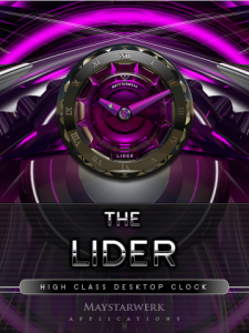 LIDER Designer Desktop Clock