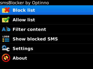 SMS Blocker khusus Indonesia, Best DDM - Penghargaan Teks Pemblokir Winning dan SMS menyaring aplikasi oleh Optinno