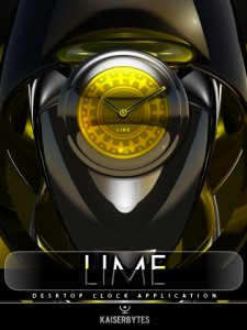 LIME desktop Clock