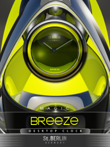 BREEZE desktop Clock for BlackBerry Smartphones
