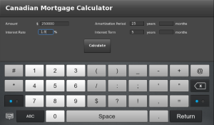 Canadian Mortgage Calculator