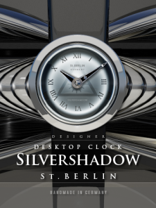 Silver Shadow Clock