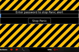 Panic Multi-function Safety Button for BlackBerry