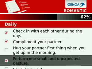 Be Romantic! Checklist