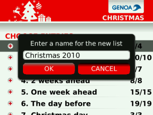 Christmas Checklist