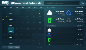 Ottawa Trash Schedule