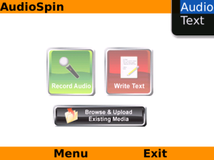 Audio Spin Voice Recorder and Uploader