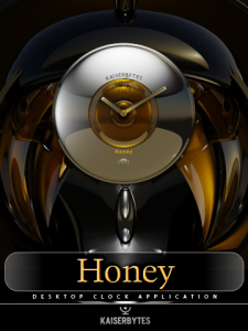 HONEY desktop Clock