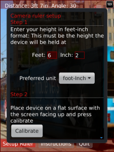 Advanced Ruler for BlackBerry