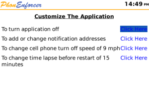 PhonEnforcer HandsFree Text Detector