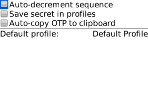 Topiary OTP Calculator