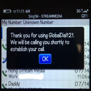 GlobalDial 121