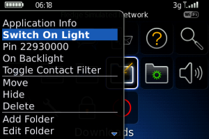 Flashlight Touch - Get Quick Bright Light using BlackBerry Camera
