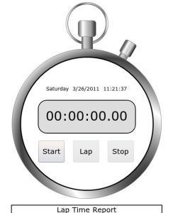 Intelligent Multi - Func Stopwatch for BlackBerry PlayBook